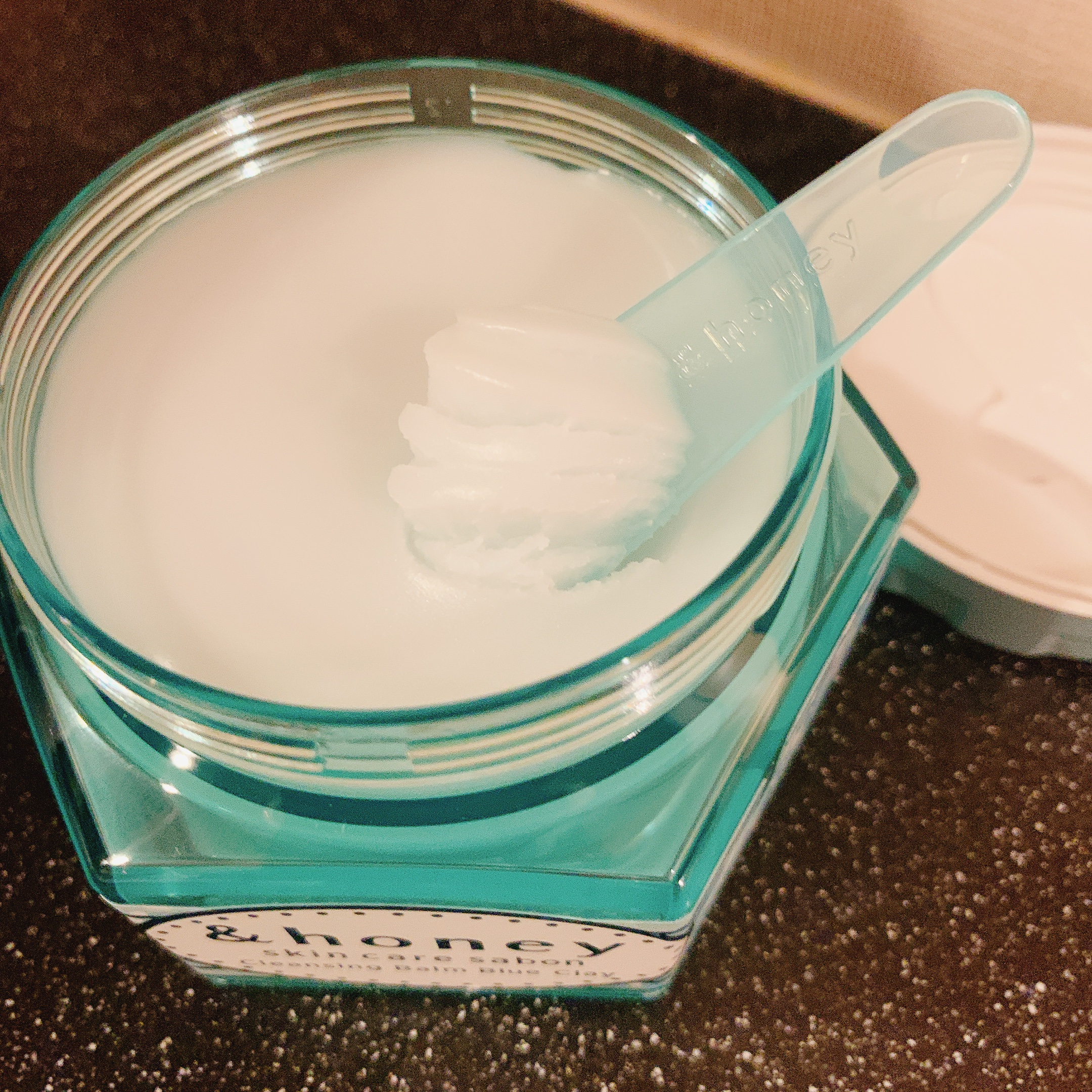 アンドハニー サボン クレンジングバーム ブルークレイ/&honey/クレンジングバームを使ったクチコミ（2枚目）