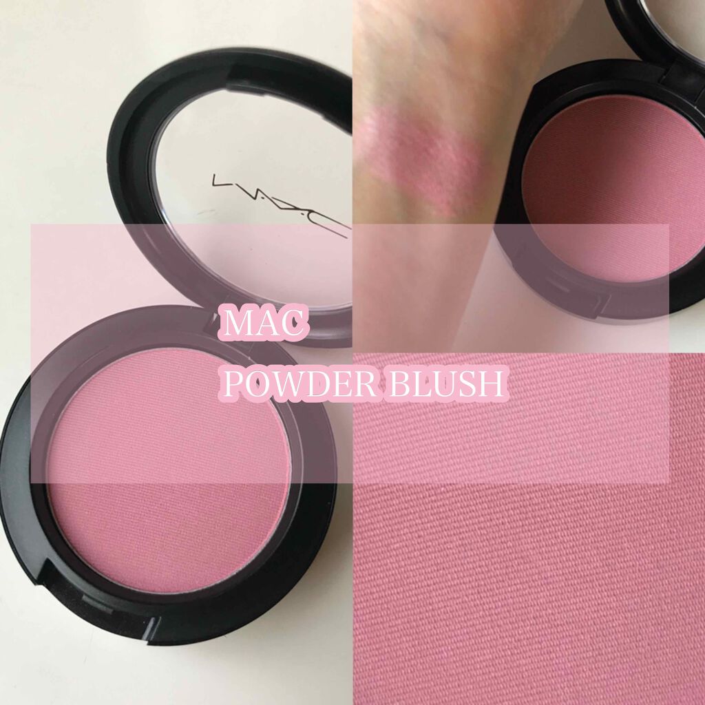 パウダー ブラッシュ M A Cの口コミ Powderblush Mac W By Rio Lips