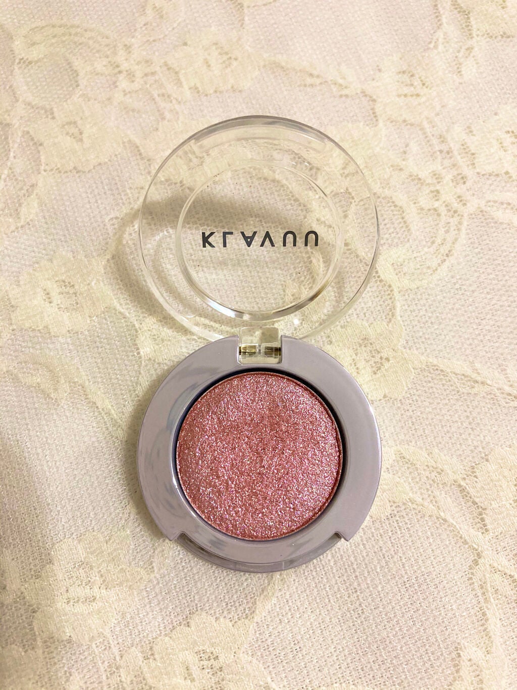 アーバンパールセーション スパークルアイシャドウ/KLAVUU/単色アイシャドウを使ったクチコミ(2枚目)
