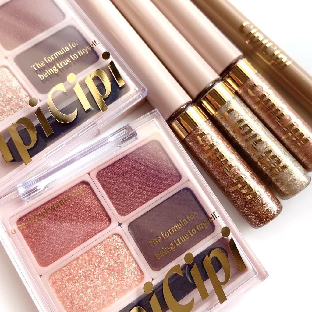 グリッターイルミネーションライナー/CipiCipi/リキッドアイライナーを使ったクチコミ（2枚目）