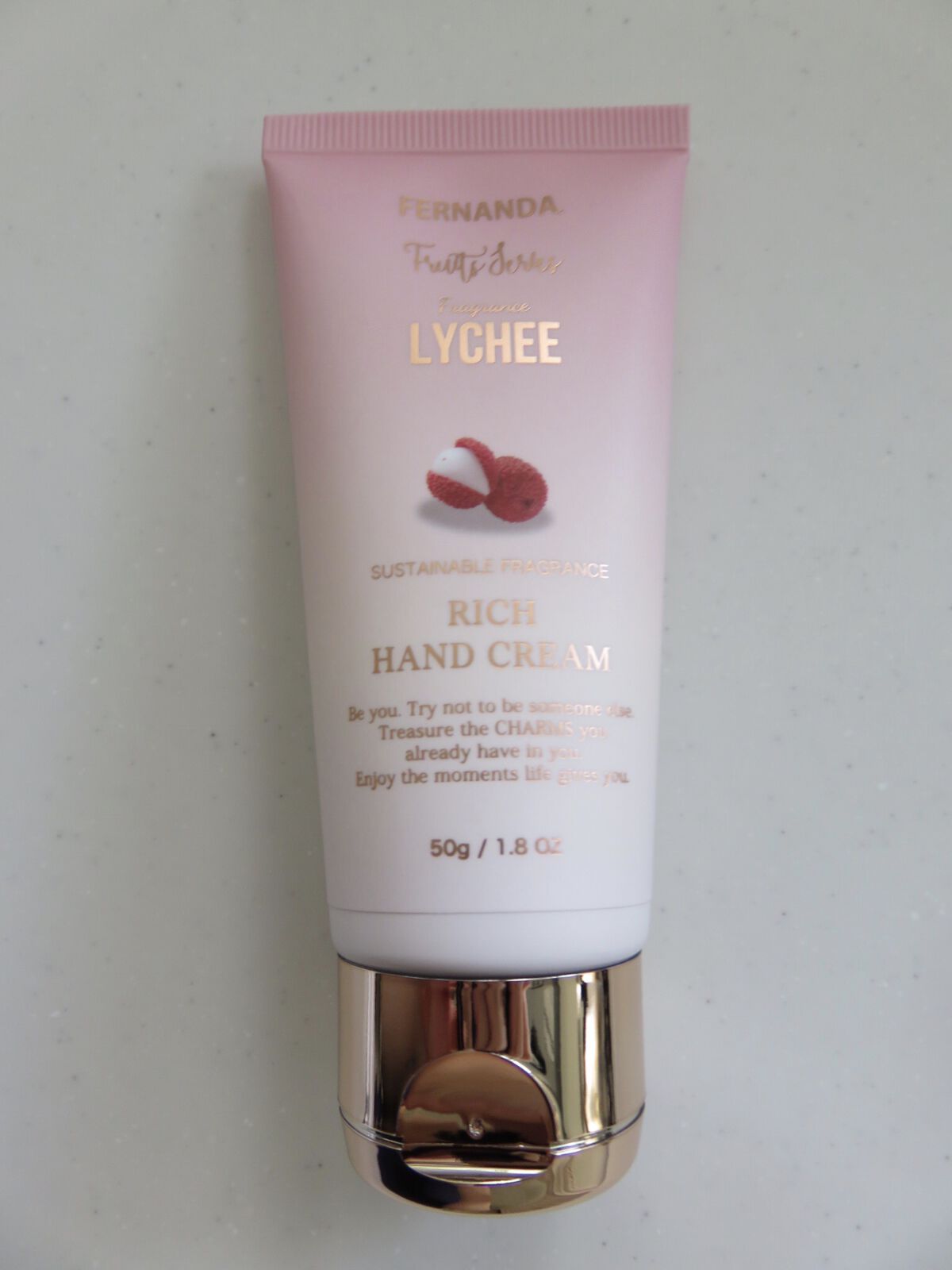 フレグランスリッチハンドクリーム（ライチ）/フェルナンダ/ハンドクリームを使ったクチコミ（1枚目）