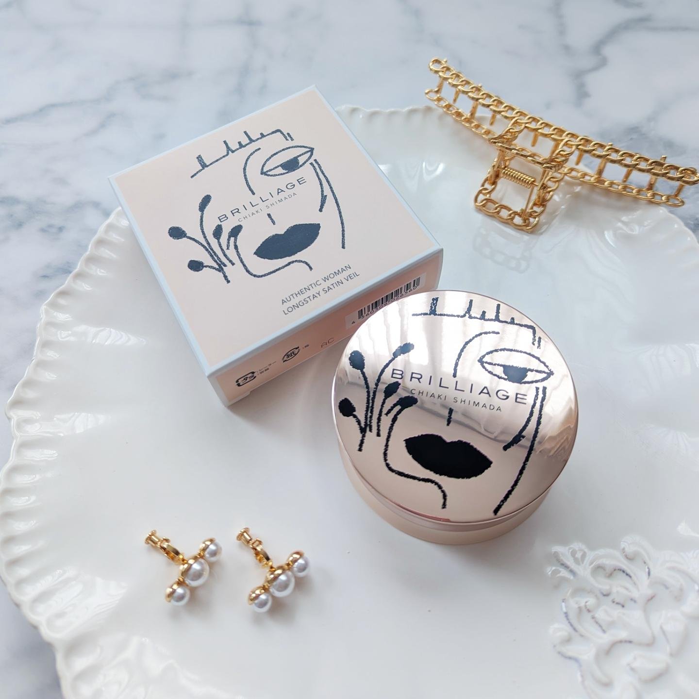 パウダリーファンデーション オーセンティックウーマン ロングステイ サテンヴェール/ブリリアージュ/パウダーファンデーションを使ったクチコミ（1枚目）