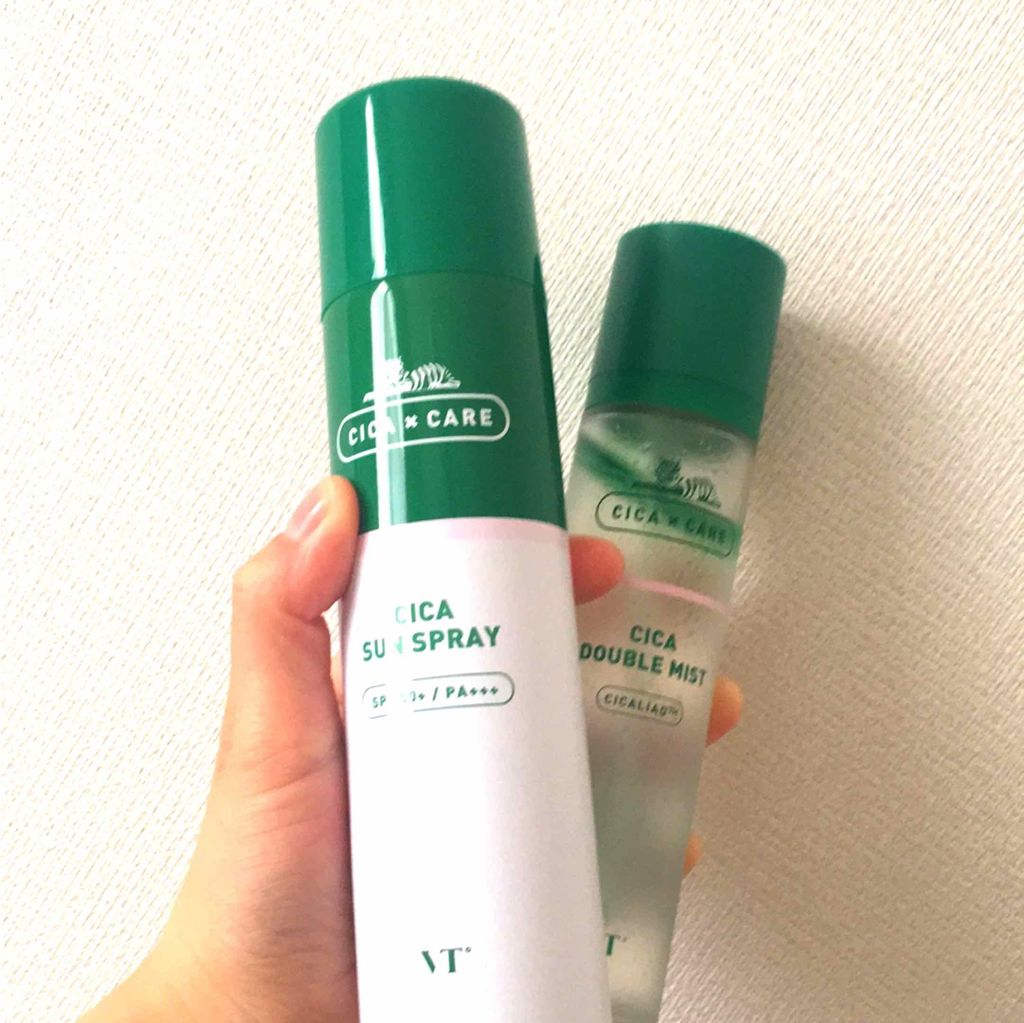 CICA SUN SPRAY/VT/日焼け止めミスト・スプレーを使ったクチコミ(1枚目)