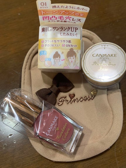 ポアレスエアリーベース/キャンメイク/化粧下地を使ったクチコミ(1枚目)