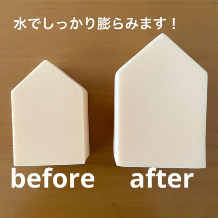 ジェリータッチスポンジ ハウス型/ロージーローザ/パフ・スポンジを使ったクチコミ(2枚目)