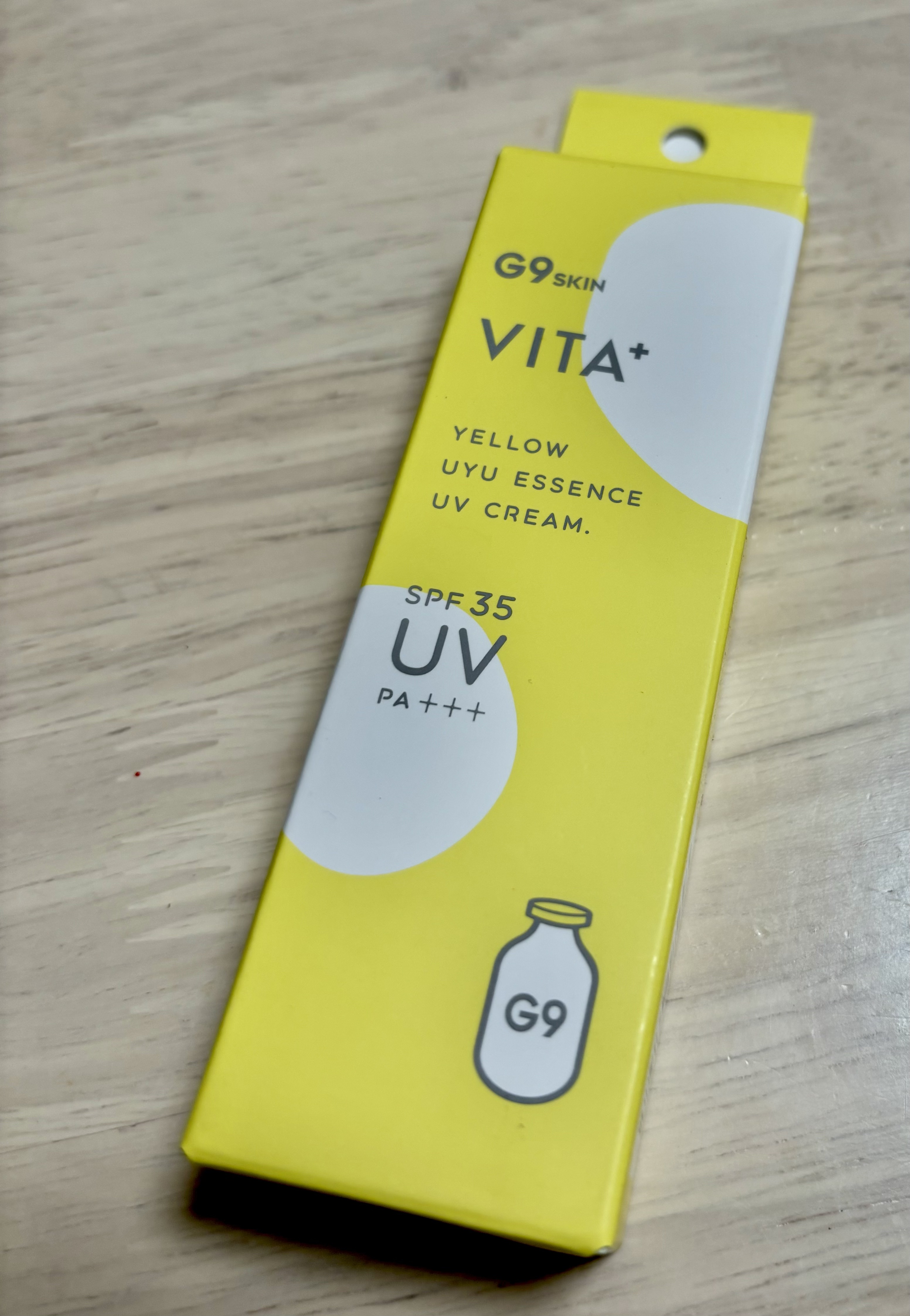 ウユエッセンス UVクリーム/G9SKIN/日焼け止めクリームを使ったクチコミ（1枚目）