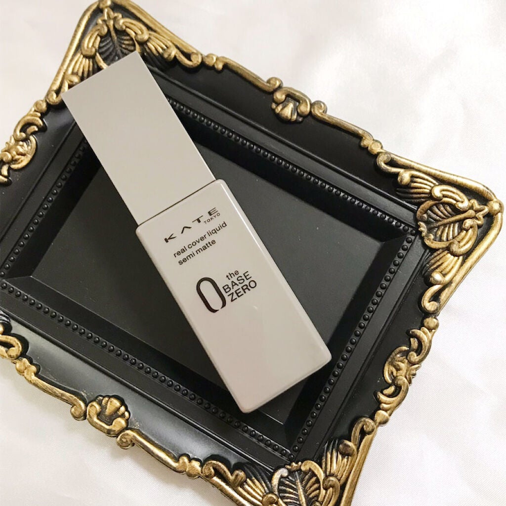 リアルカバーリキッド(セミマット)/KATE/リキッドファンデーションを使ったクチコミ(4枚目)