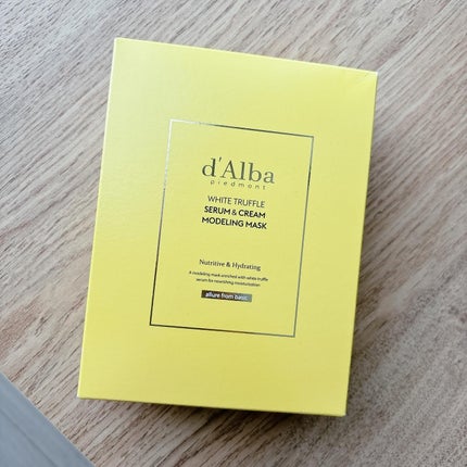 WHITE TRUFFLE SERUM & CREAM MODELING MASK/ダルバ/その他スキンケアを使ったクチコミ(1枚目)