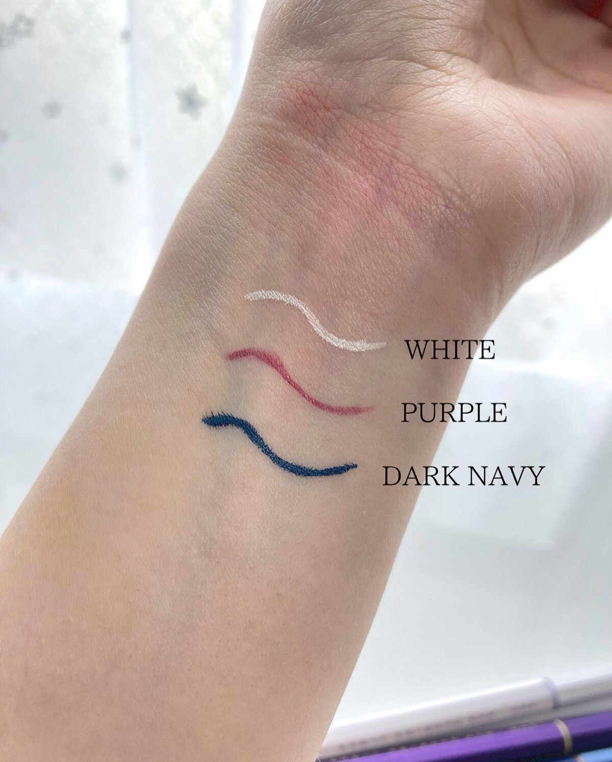 EYE OPENING LINER DARK NAVY/UZU BY FLOWFUSHI/リキッドアイライナーを使ったクチコミ（3枚目）