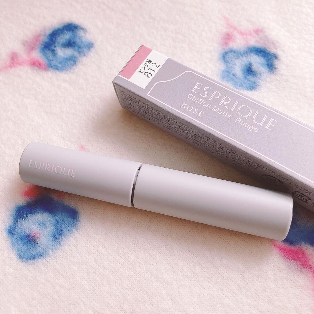 シフォンマット ルージュ PK812 /ESPRIQUE/口紅を使ったクチコミ（2枚目）