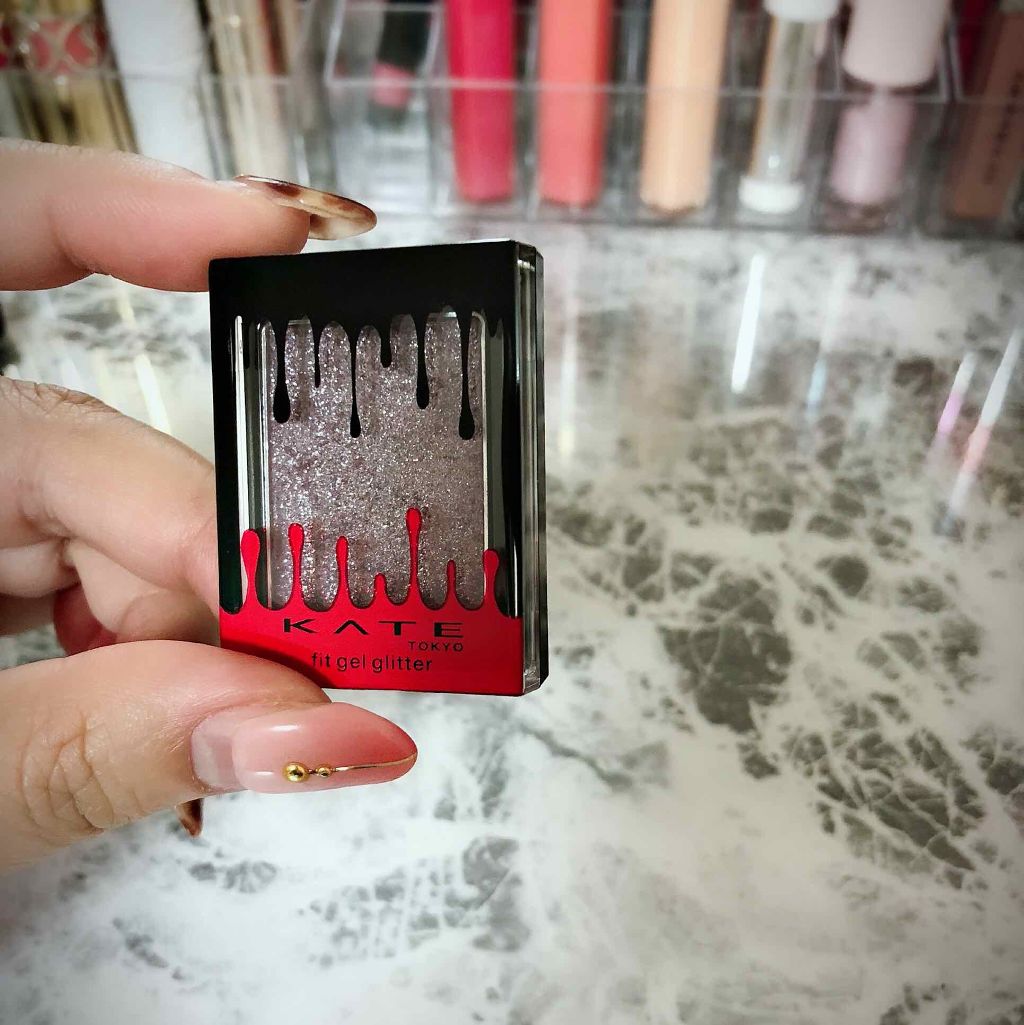 フィットジェルグリッター/KATE/ジェル・クリームアイシャドウを使ったクチコミ(1枚目)