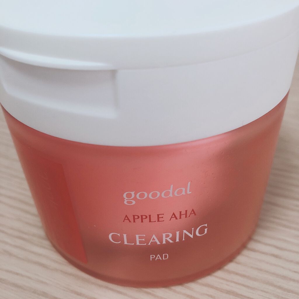 アップル AHA クリアリング パッド/goodal/トナーパッドを使ったクチコミ（1枚目）