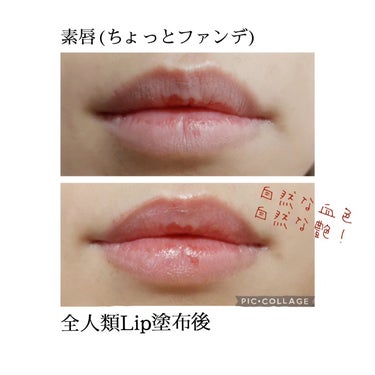 全人類Lip/Fujiko/口紅を使ったクチコミ（3枚目）