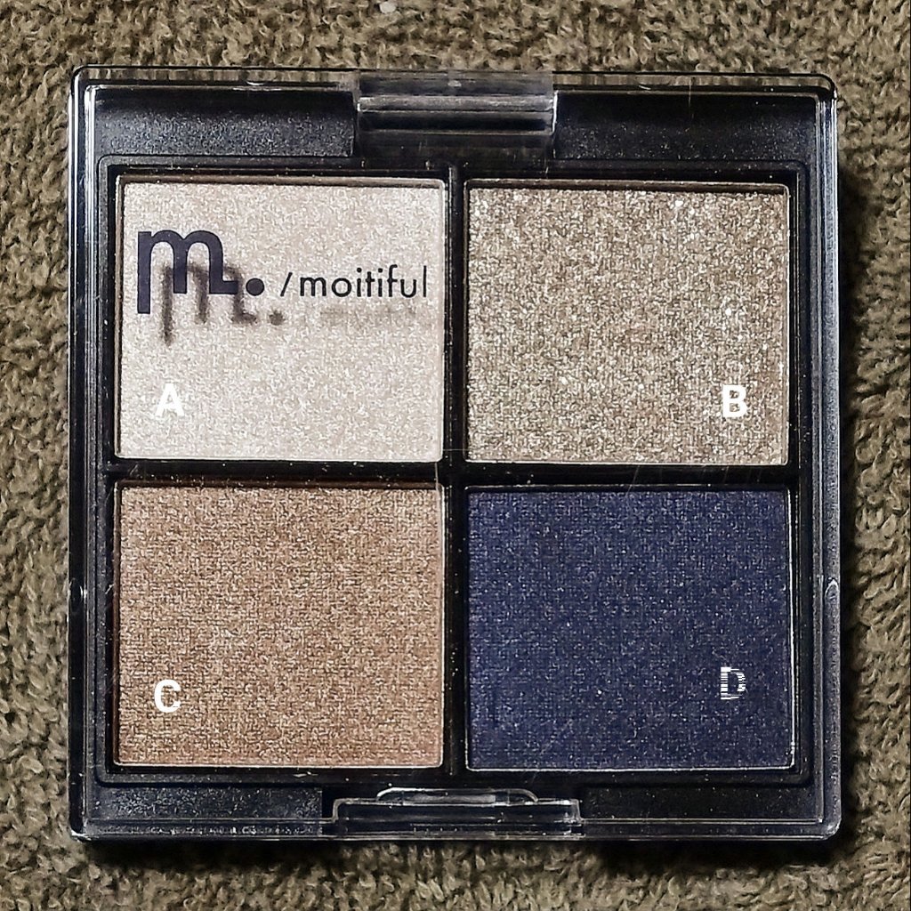 MFL アイシャドウ ネイビー/moitiful/アイシャドウパレットを使ったクチコミ（3枚目）