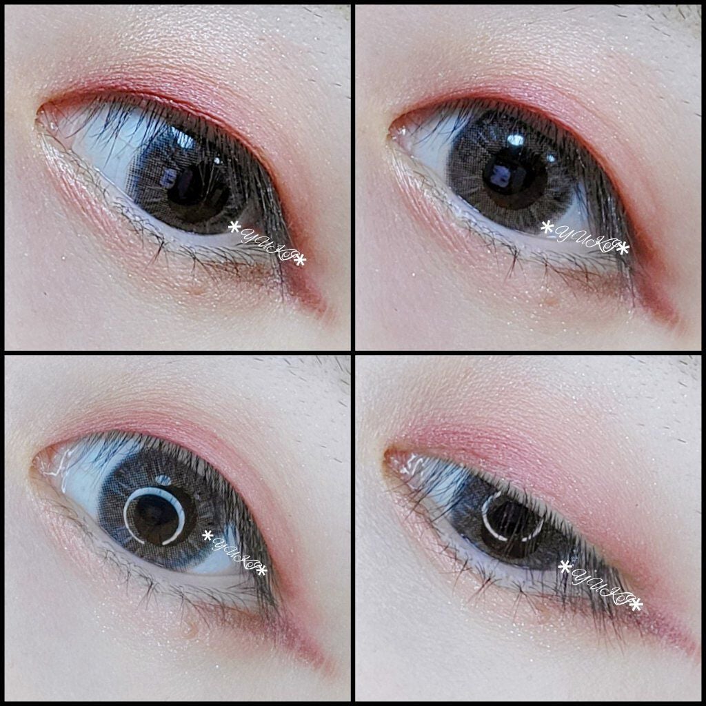 アクアフィットグレー/ザピエル/カラーコンタクトレンズを使ったクチコミ(3枚目)