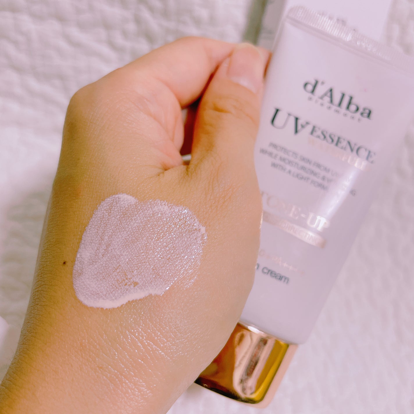 ウォータフルトーンアップサンクリーム/ダルバ/日焼け止めクリームを使ったクチコミ(3枚目)