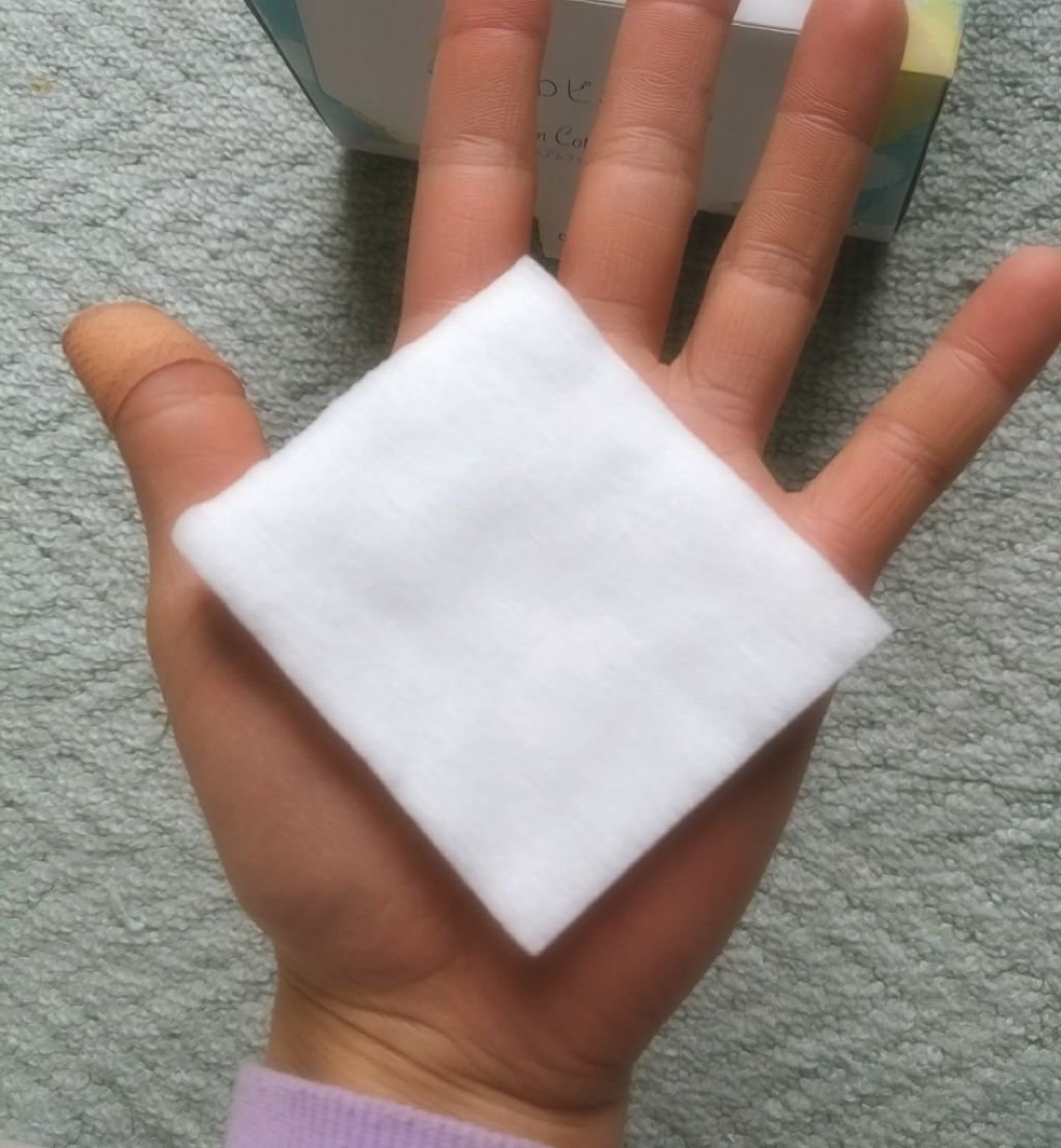 ふわピュア プレミアムコットンパフ/コットン・ラボ/コットンを使ったクチコミ(3枚目)