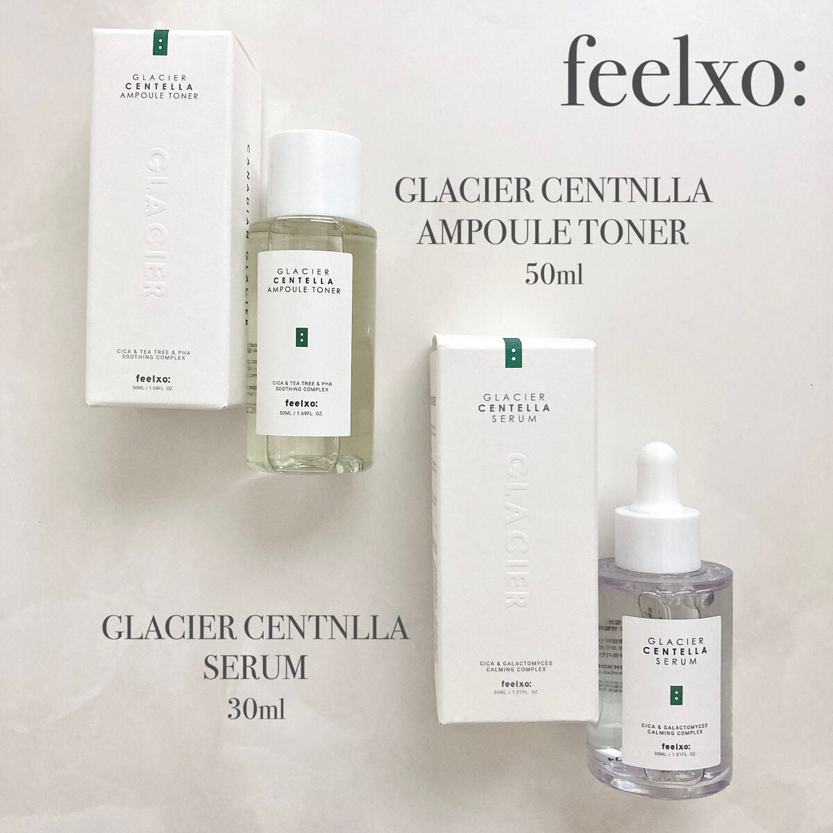 GLACIER CENTELLA SERUM /feelxo/美容液を使ったクチコミ(2枚目)