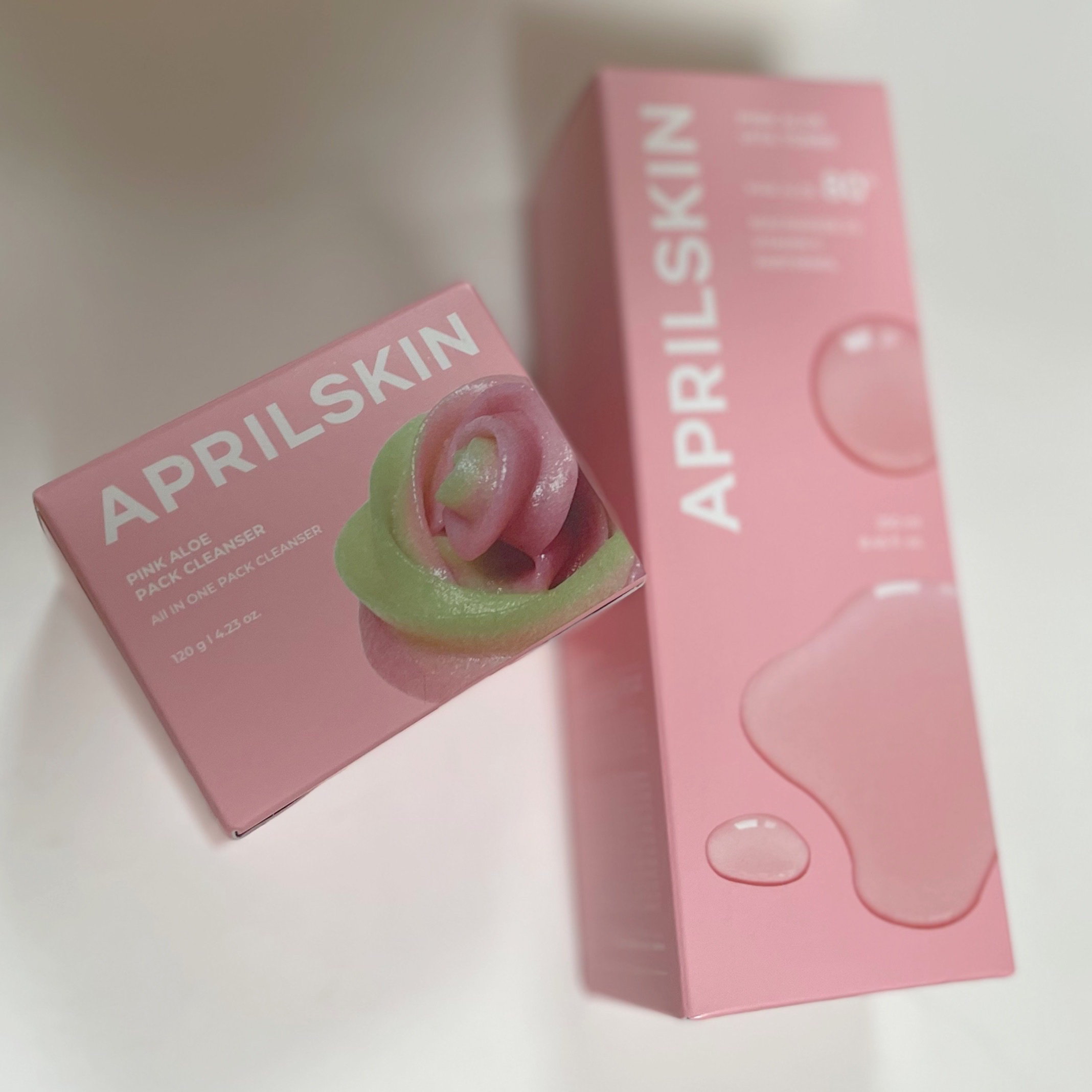 ピンクアロエメレンゲクレンザー/APRILSKIN/その他洗顔料を使ったクチコミ（2枚目）