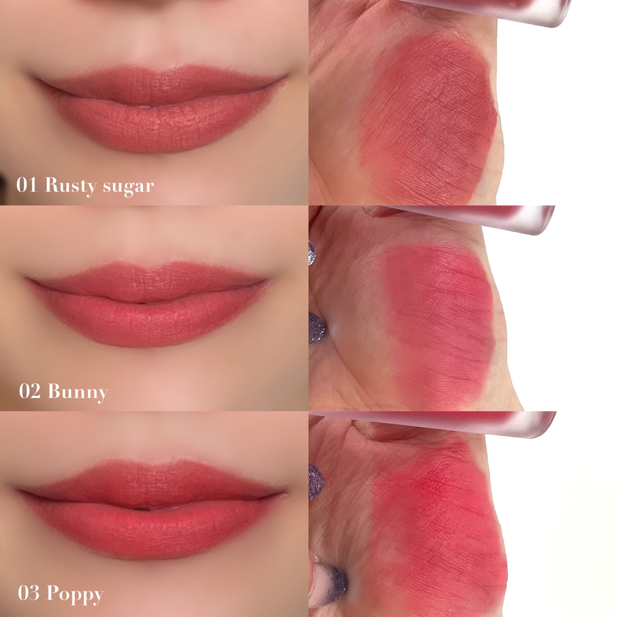 ソフトブラーティント/mude./リップティントを使ったクチコミ（3枚目）