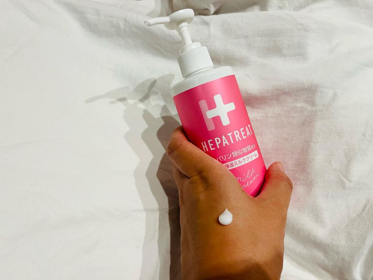 ヘパトリート 薬用保湿ミルククリーム/ゼトックスタイル/ボディクリームを使ったクチコミ(2枚目)