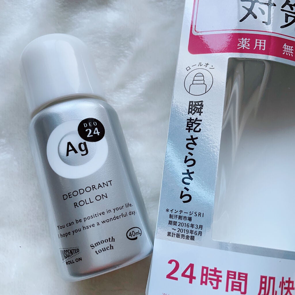 デオドラントロールオン (無香料)/エージーデオ24/デオドラント・制汗剤を使ったクチコミ(5枚目)