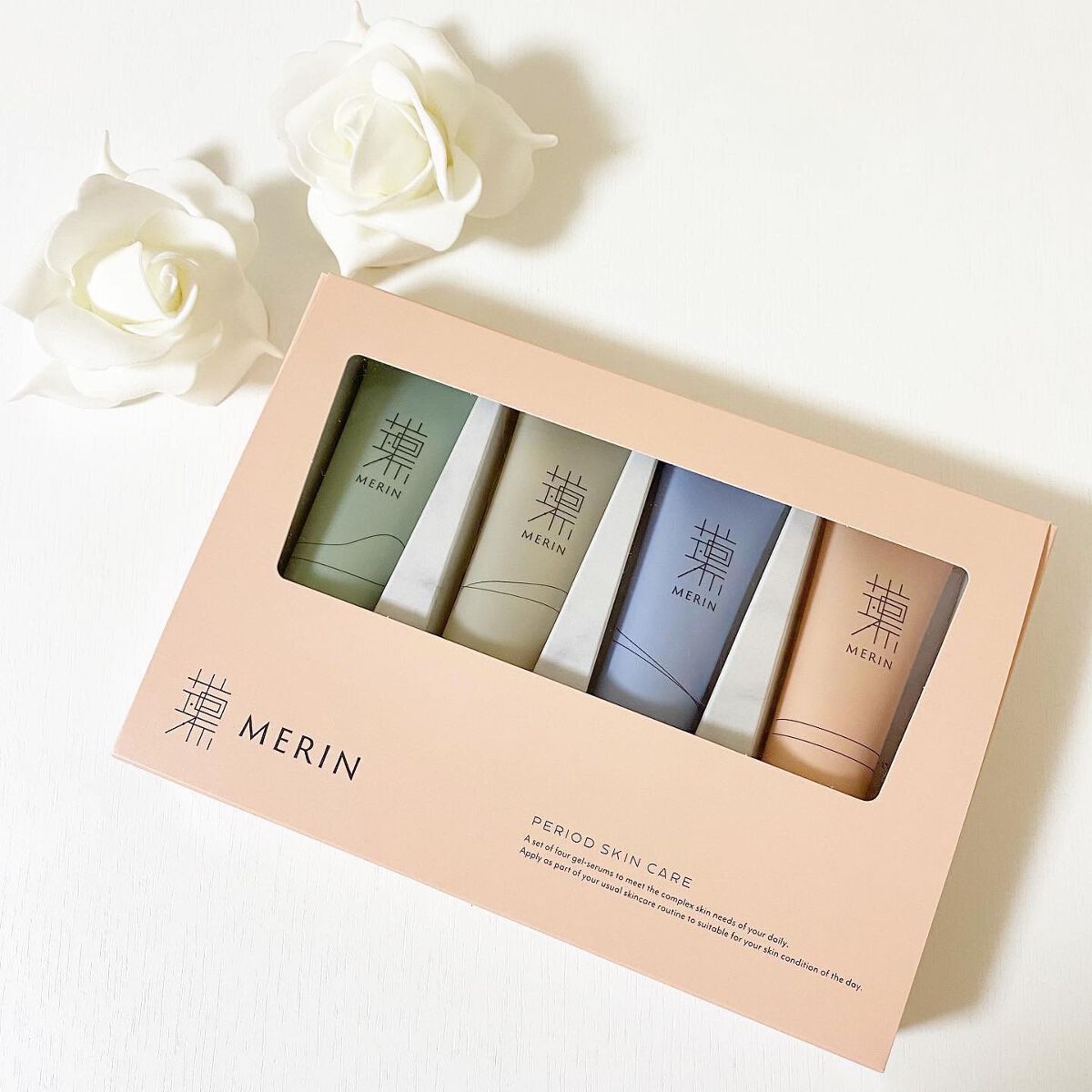 ピリオドスキンケア 美容ジェルクリーム マンスリーセット /MERIN/スキンケアキットを使ったクチコミ(1枚目)