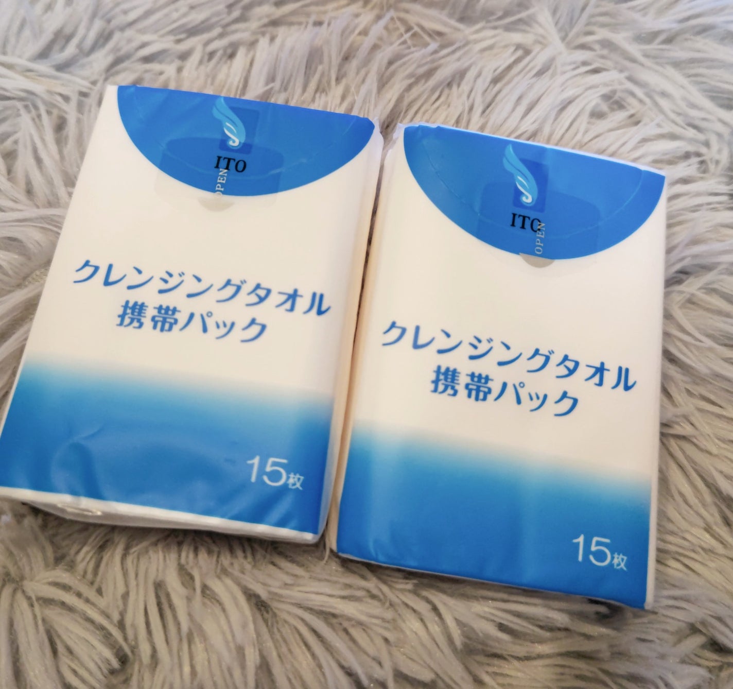 クレンジングタオル 携帯パック(15枚✕2パック)/ITO/クレンジングタオルを使ったクチコミ(1枚目)