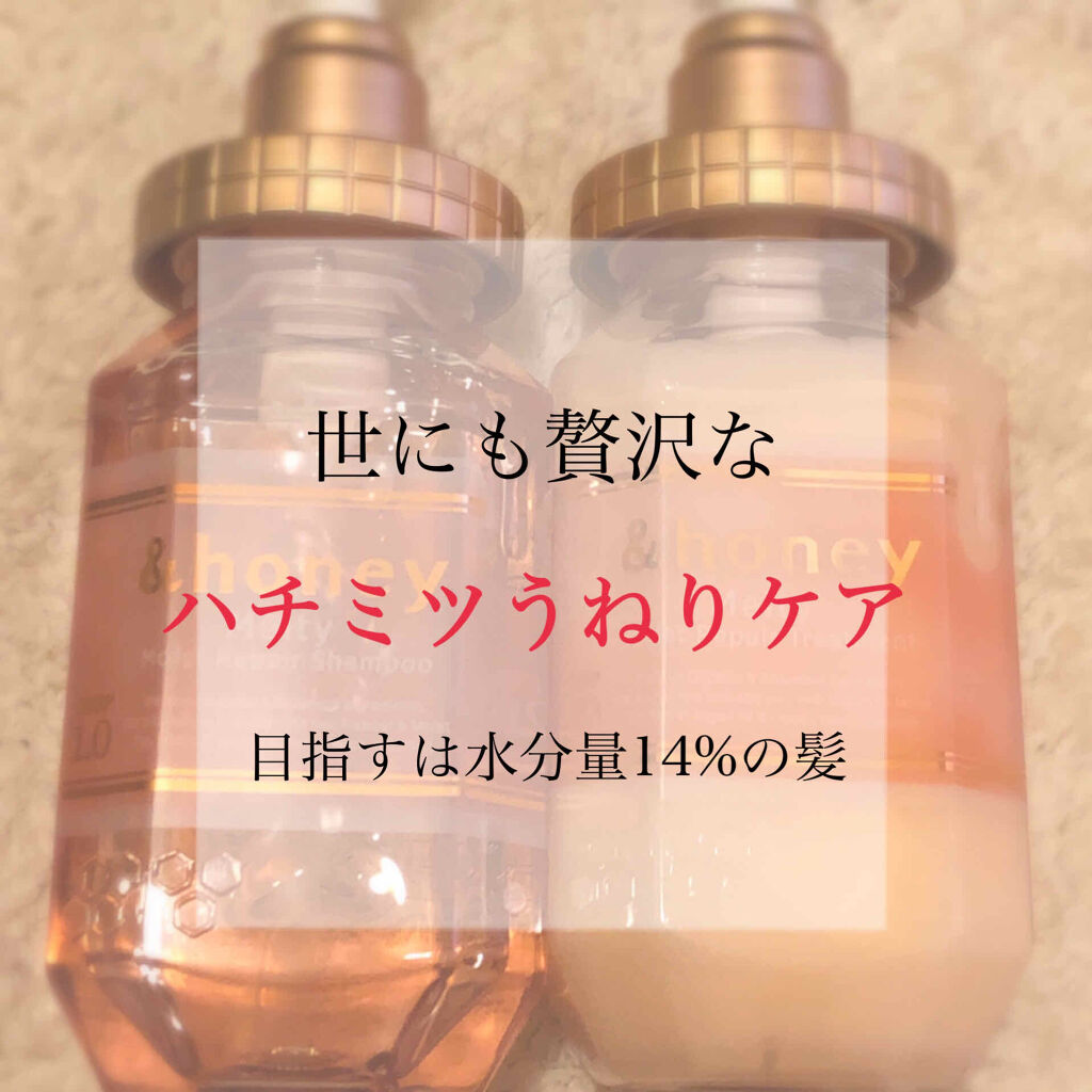 &honey Melty モイストリペア シャンプー1.0／モイストリペア ヘアトリートメント2.0/&honey/市販シャンプーを使ったクチコミ（1枚目）