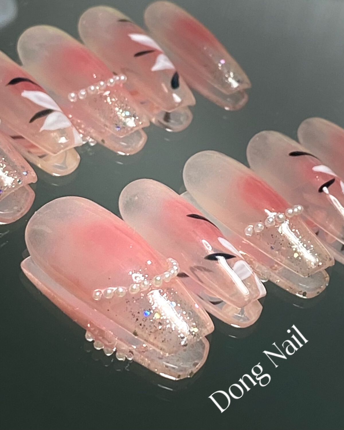 lele on LIPS 「春はもうすぐ来ます、春のネイルを分かち合いましょう💗私を見て購..」(6枚目)