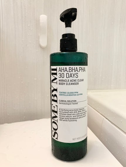 AHA·BHA·PHA 30デイズミラクルアクネボディクレンザー/SOME BY MI/ボディソープを使ったクチコミ(1枚目)