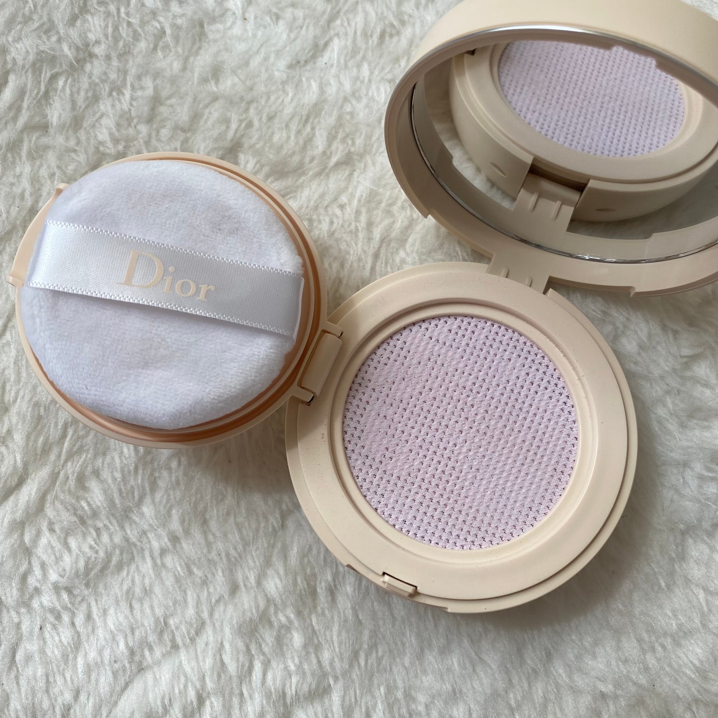 ディオールスキン フォーエヴァー クッション パウダー/Dior/ルースパウダーを使ったクチコミ(5枚目)