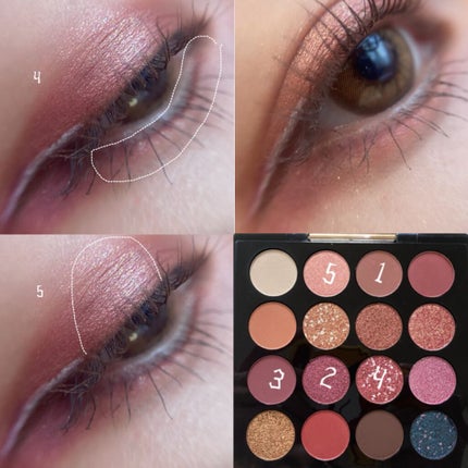 大英博物館 エジプトシリーズ アイシャドウパレット/ZEESEA/アイシャドウパレットを使ったクチコミ(3枚目)