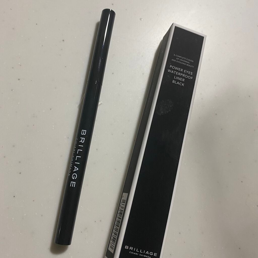 パワーアイズ ウォータープルーフライナー/ブリリアージュ/ペンシルアイライナーを使ったクチコミ(5枚目)