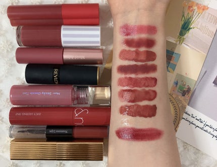 ジューシーラスティングティント/rom&nd/リップティントを使ったクチコミ(8枚目)