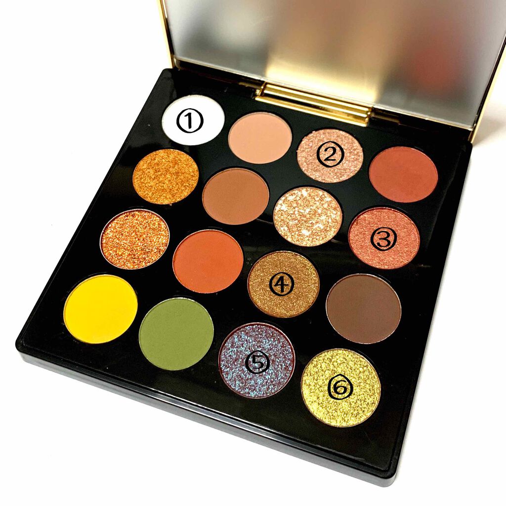 大英博物館 エジプトシリーズ アイシャドウパレット/ZEESEA/アイシャドウパレットを使ったクチコミ(3枚目)