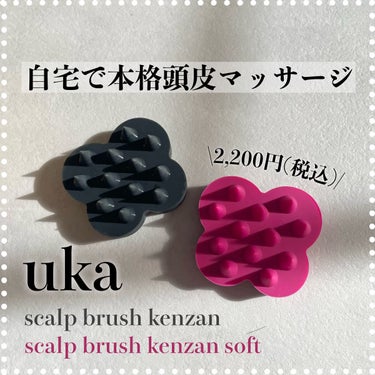 uka scalp brush kenzan/uka/頭皮ケアを使ったクチコミ（1枚目）