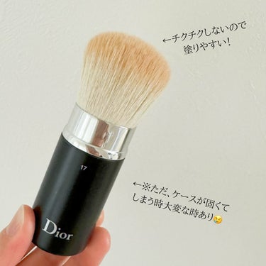 ディオール バックステージ カブキ ブラシ/Dior/メイクブラシを使ったクチコミ（3枚目）