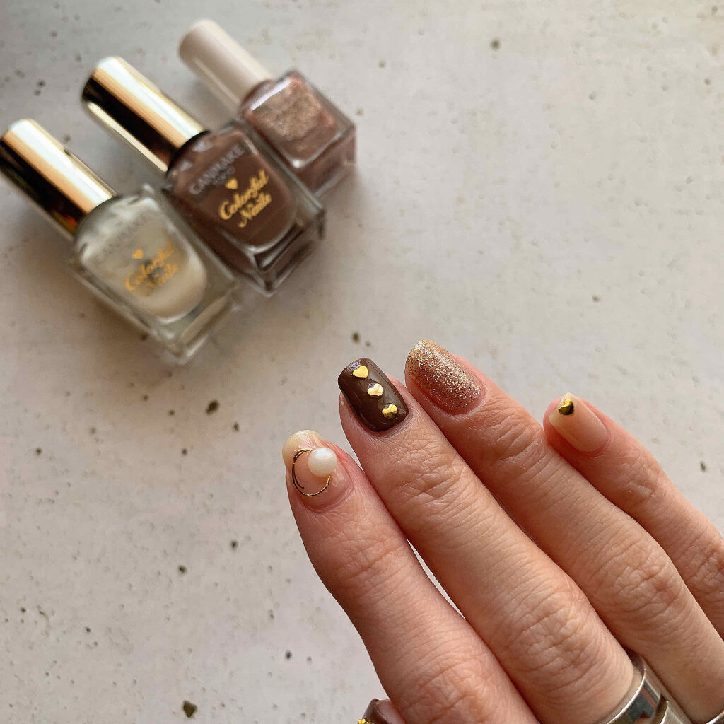 カラフルネイルズ/キャンメイク/マニキュアを使ったクチコミ（2枚目）