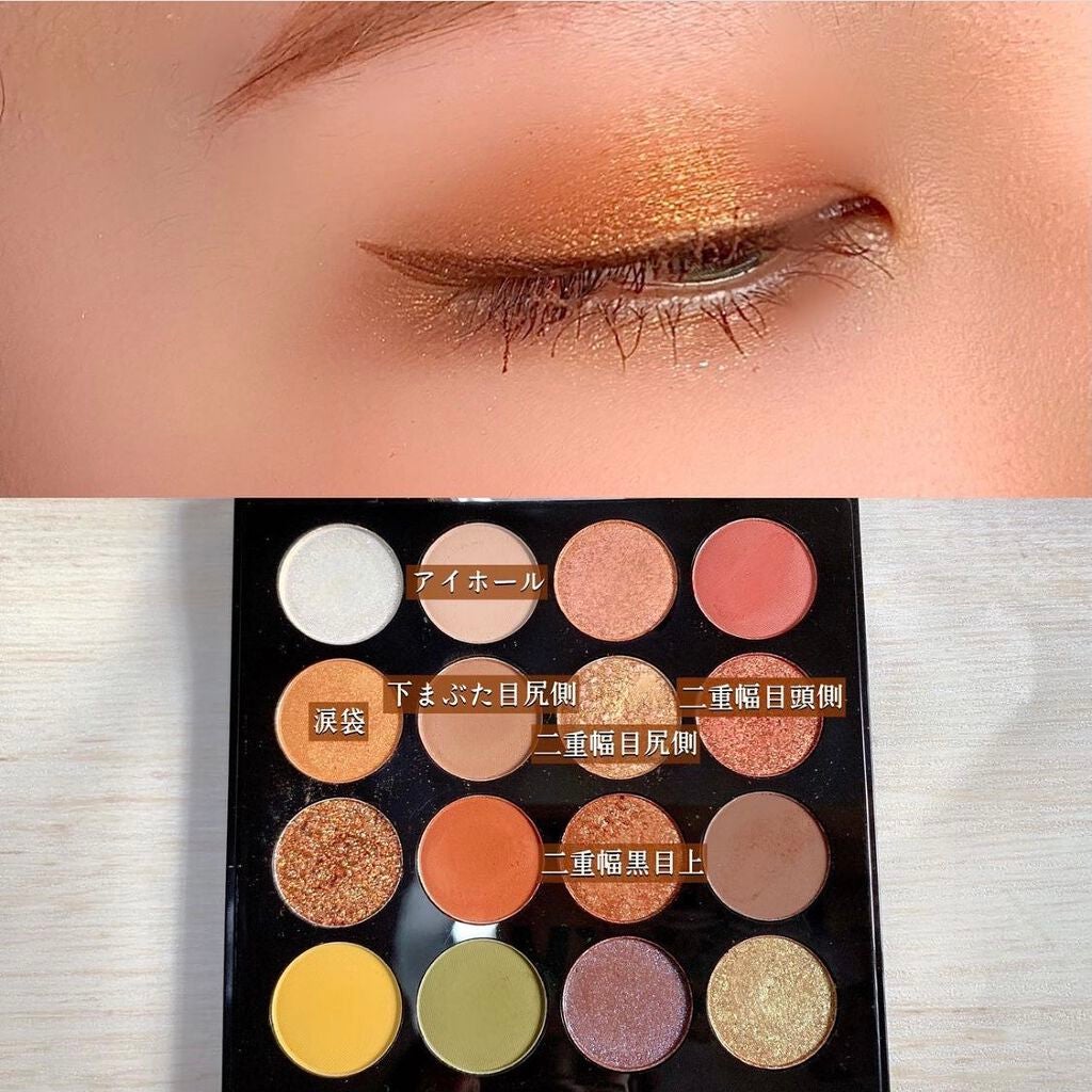 大英博物館 エジプトシリーズ アイシャドウパレット/ZEESEA/アイシャドウパレットを使ったクチコミ(3枚目)