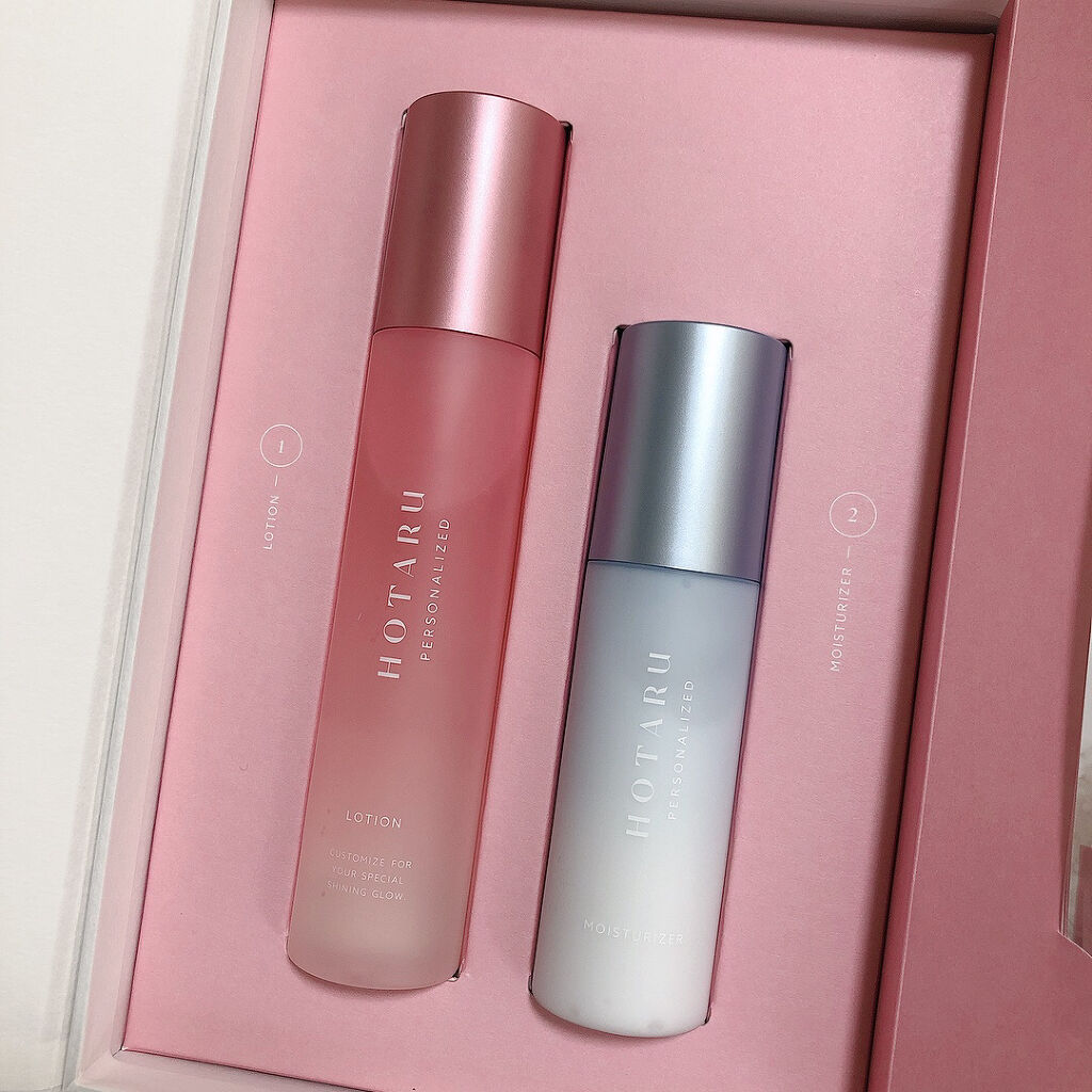  HOTARU PERSONALIZED LOTION／MOISTURIZER /HOTARU PERSONALIZED/スキンケアキットを使ったクチコミ（1枚目）