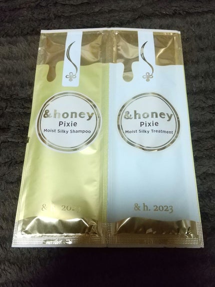 アンドハニー ピクシー モイストシルキー シャンプー1.0/ヘアトリートメント2.0/&honey/市販シャンプーを使ったクチコミ(1枚目)