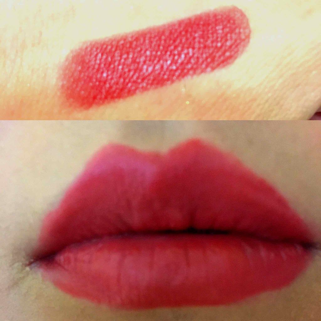 カンコレ マットリップスティック/DAISO/口紅を使ったクチコミ（2枚目）