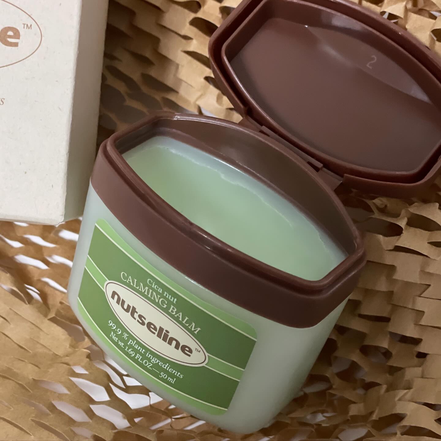 cica nut calming balm/ナッツセリン/フェイスバームを使ったクチコミ（2枚目）