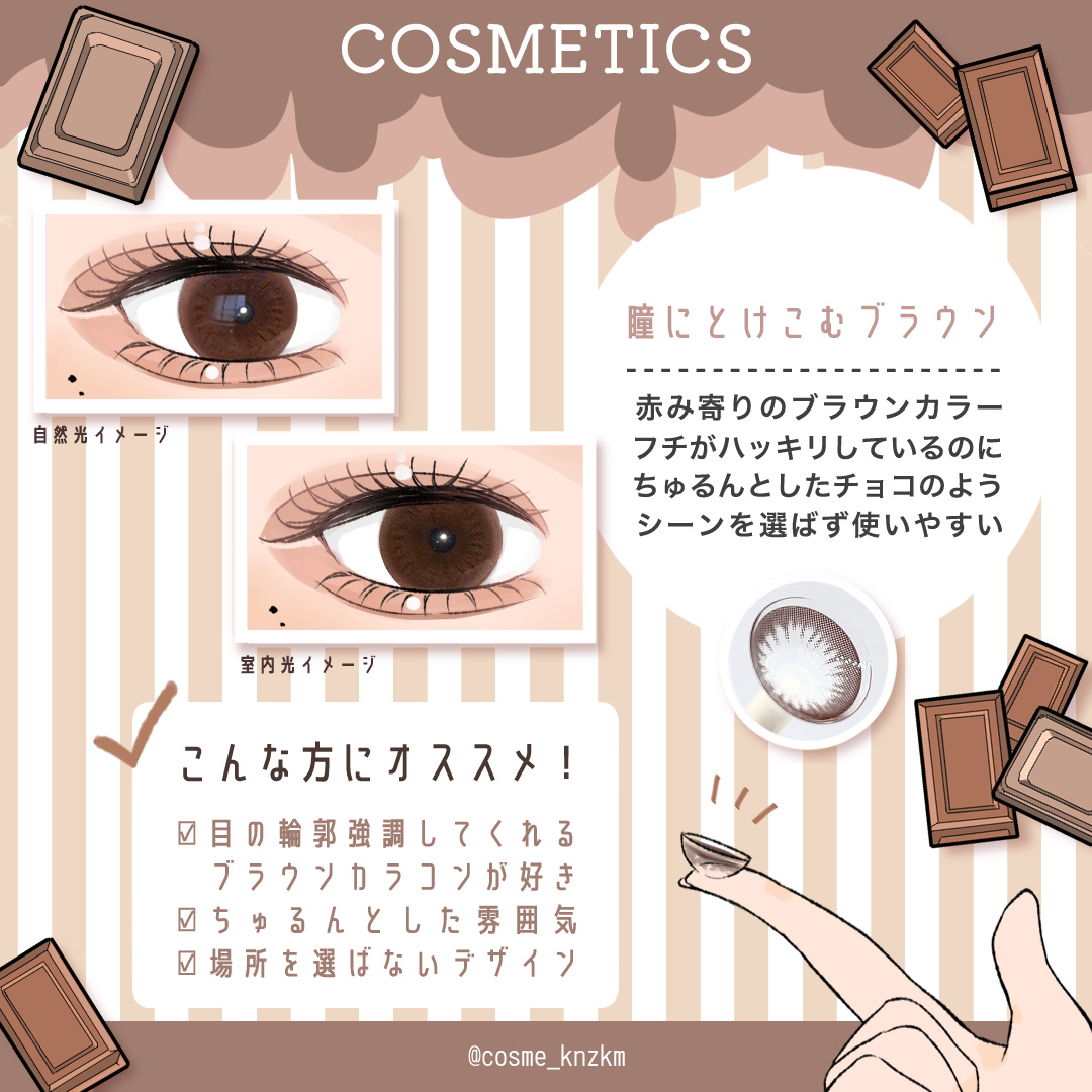 キエトワンデーカラー/Qieto/カラーコンタクトレンズを使ったクチコミ（3枚目）