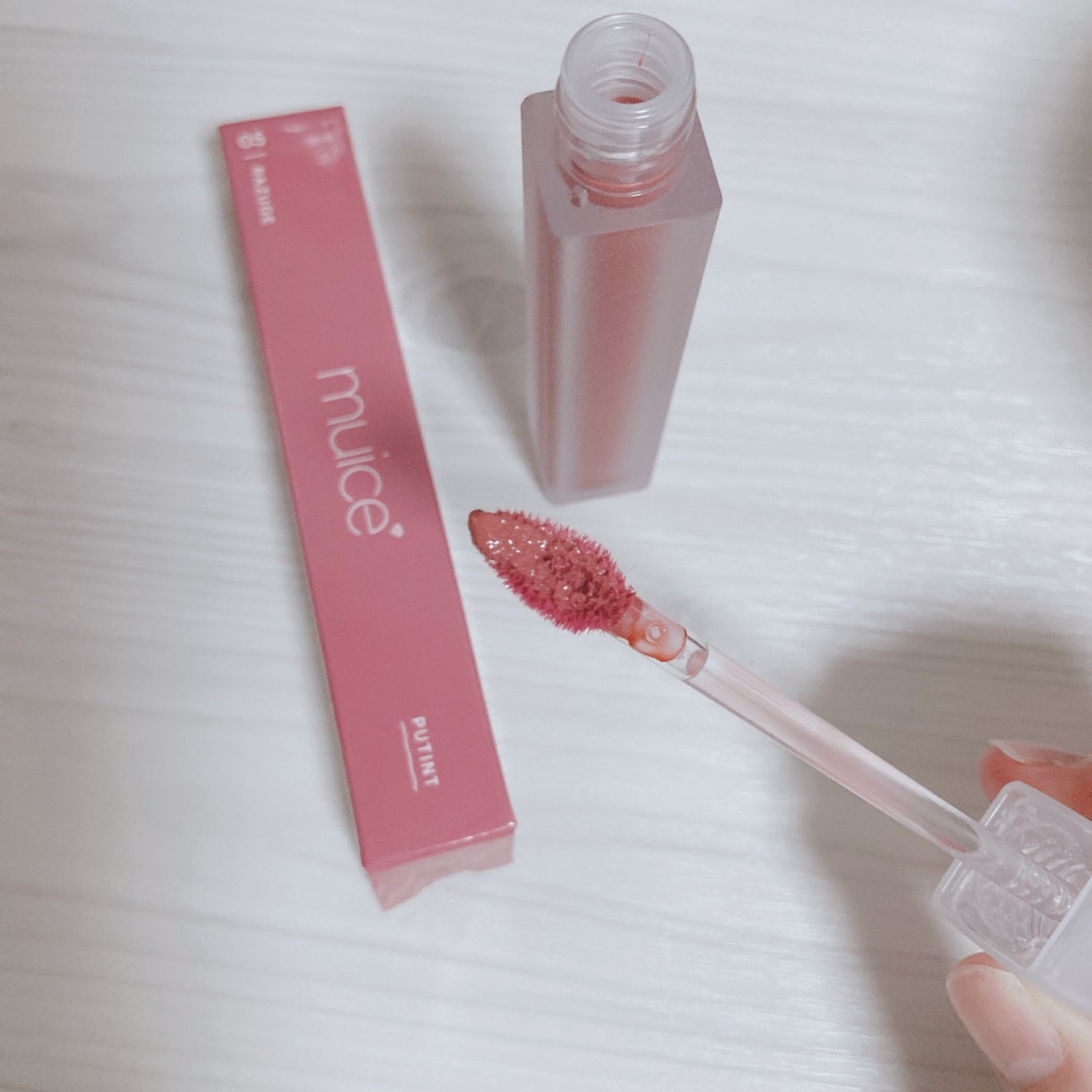 プティント/muice/リップティントを使ったクチコミ(2枚目)