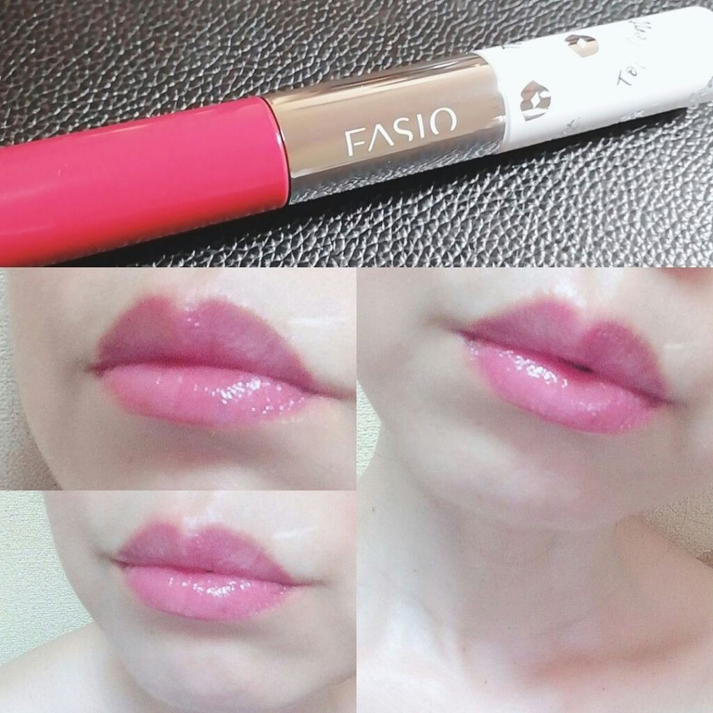 ダブル ステイ ルージュ/FASIO/口紅を使ったクチコミ(5枚目)