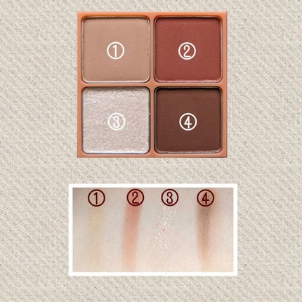 ベターザンアイズ ミュージックシリーズ/rom&nd/アイシャドウパレットを使ったクチコミ(2枚目)