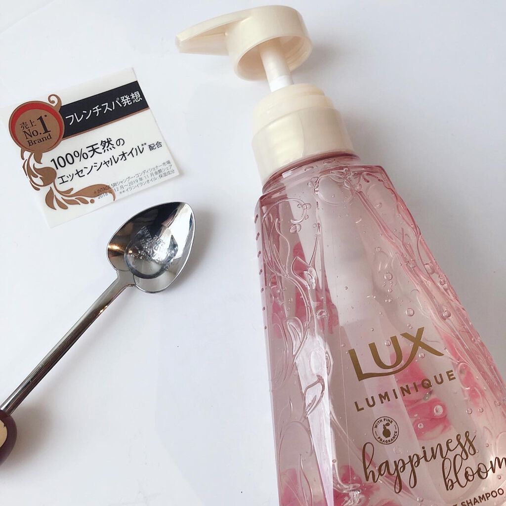 ルミニーク ハピネスブルーム シャンプー／トリートメント/LUX/市販シャンプーを使ったクチコミ（3枚目）