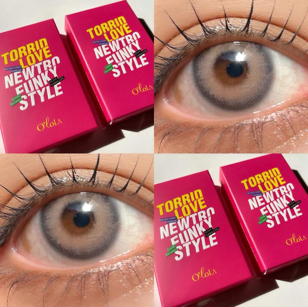 トリッドラブベージュマンスリー (TORRID LOVE BEIGE monthly)/OLOLA/１ヶ月（１MONTH）カラコンを使ったクチコミ（1枚目）